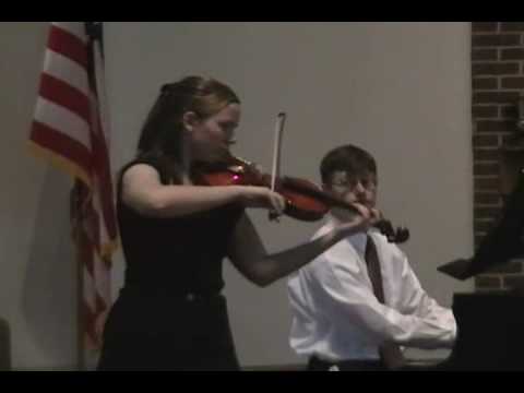 Kriesler-Sicilienne and Rigaudon on scholarship violin