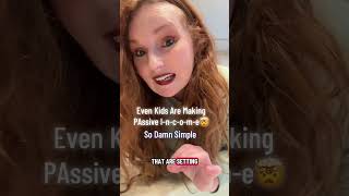 Passive In-c-o-m-e even my kids are earning#sidehustleideasforextramoney #sidehustle #passive income