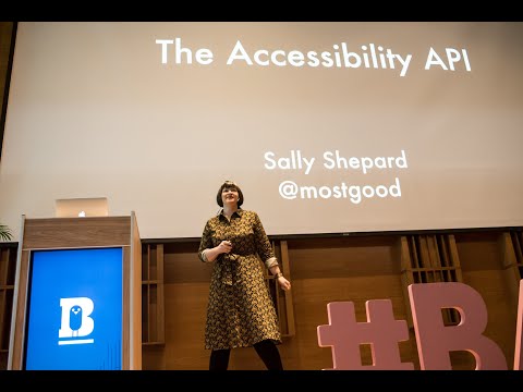 "The Accessibility API" by Sally Shepard