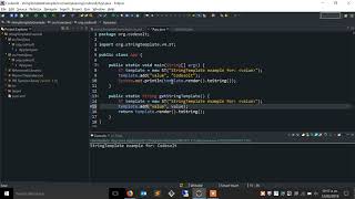 Tutoriales - Bibliotcas Java | StringTemplate