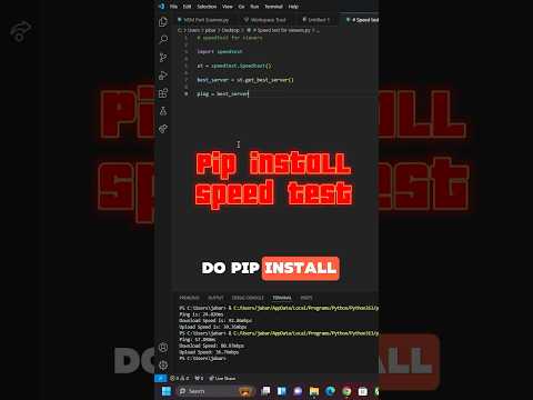 How to Build a Speed Test Program in Python (Quick & Easy)