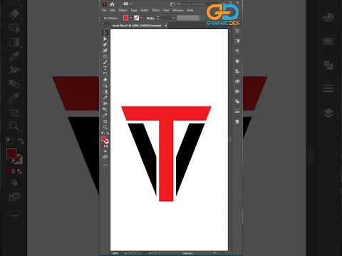 TV Illustrator Text Style | Adobe Illustrator Tutorial #shorts #graphicdex