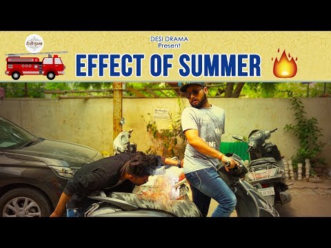 Effect Of Summer | Desi Drama | Funny Garmi Vines Hindi