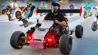 I Led a Mini Bike Takeover in “The Bat Kart”