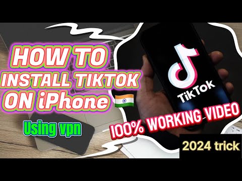 HOW TO INSTALL AND USE TIKTOK IN IPHONE | Using VPN | MOST EASY TUTORIAL 💯| 2024 NEW TRICK💥