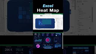 Excel Interactive Calendar with Heat Map for Dashboard Visualization