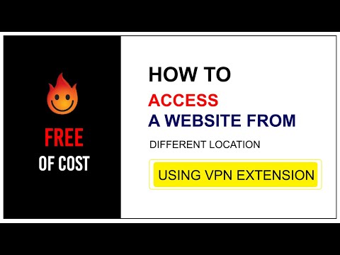 How to access website from different country using a simple chrome extension.