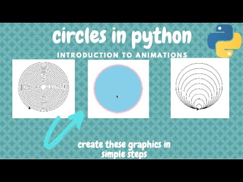circles in python( introduction to animation) I programming kids