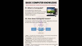 Basic computer knowledge!#ComputerBasics#LearnComputers#ComputerKnowledge#ITBasics#DigitalSkills