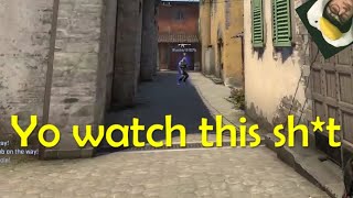 Teaching the boys the proper technique...