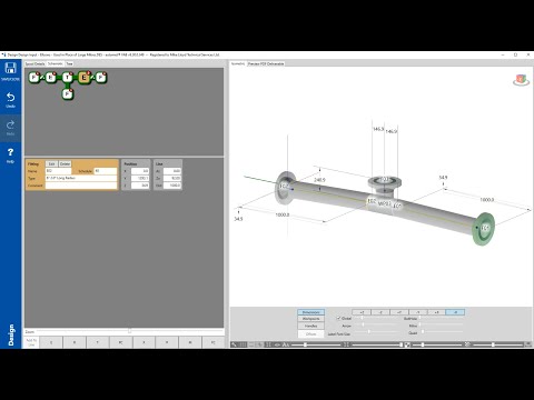 Design Input - Elbows  (Used to Change Direction at a Tee)