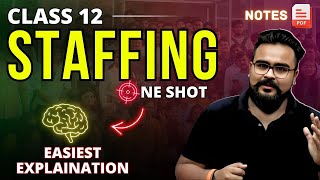 STAFFING class 12 business studies ONE SHOT | Chapter 6 bst | Gaurav Jain