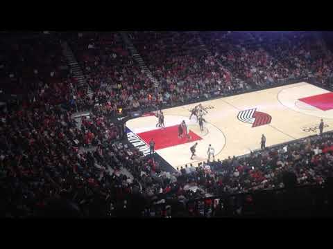 Spurs @ Blazers from the cheap seats