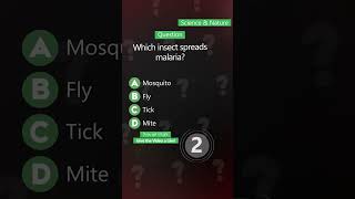 Which insect spreads malaria? | Science & Nature Quiz | Knowledge Nuggets Short