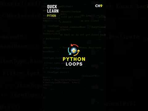 Python Loops explained in 1 minute #python #loops #forloop #whileloop #coding