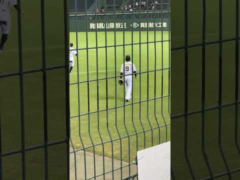 ［4K］23.7.28 豊田寛とキャッチボールをする高山俊
