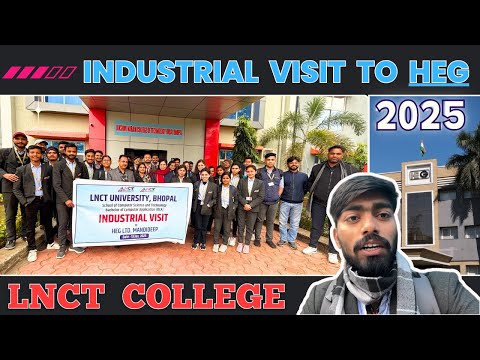 LNCT College BCA Students | Industrial Visit to HEG | 2025