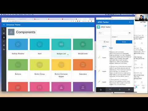 Twitter like App in 20 minutes with Oracle APEX