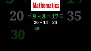 Mathematics addition #shorts