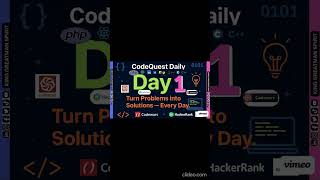Start Your Coding Journey 🚀 | CodeQuest Daily #codewars #Hackerrank