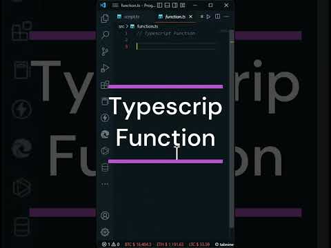 Typescript Function   #shorts