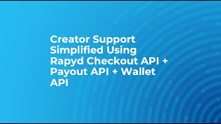 Seey App using Rapyd Checkout API + Wallet API + Payout API