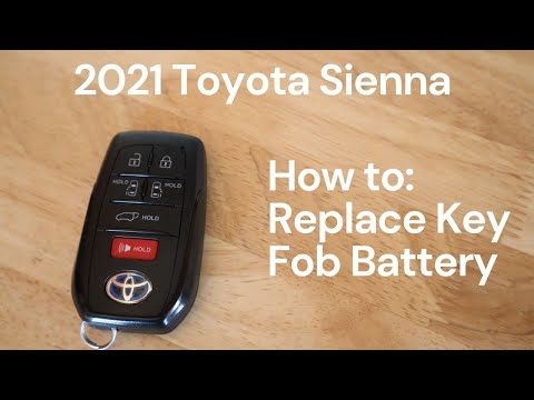 2021 Toyota Sienna Key Fob Battery