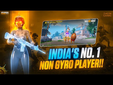 INDIA’S NO. 1 NON GYRO PLAYER! [*Solo Vs Squad 40 Kills*] | BGMI