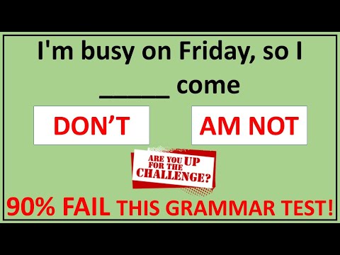 Do you make these common grammar mistakes  | Take the English grammar quiz | Fun Grammar Test
