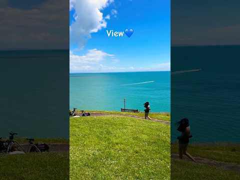 Beautiful Ocean View 💙✨🍃 #ocean #wales #tenby #beach #travel #explore #uk #trending #nature