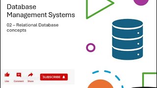 DBMS - 02 -  Relational Database Concepts