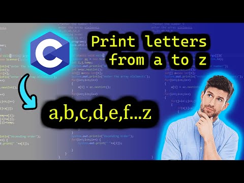 Learn C Programming: Print Alphabet in Lowercase with Simple Code Tutorial