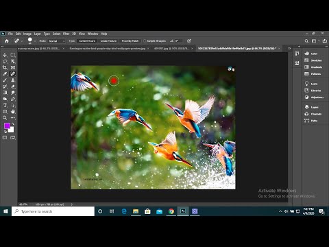 Cleanup unwanted objects with Spot Healing brush tool | Adobe Photoshop