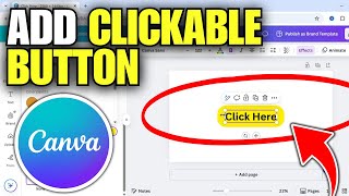 How To Add Clickable Buttons in Canva (With Links)