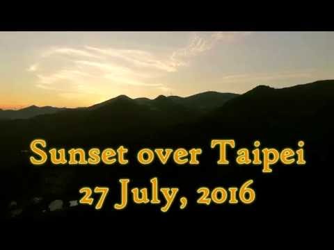 Sunset over Taipei, Taiwan