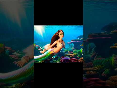" Mermaid Swimming in the Ocean 🎥✨" | Real Life Mermaid #shorts #fact #ai #trending