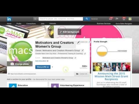 Macswomen how to export level 1 LinkedIn connections video #1