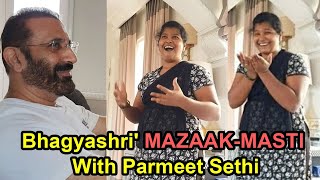 Archana Puran Singh's Maid Bhagyashri' MAZAAK-MASTI With Parmeet Sethi