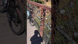 Love Lock on Fresno Bike Trail