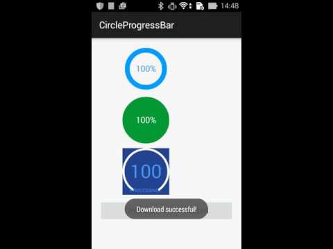 Circular ProgressBar in Android