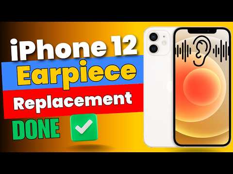 How to Replace iPhone 12 Earpiece Speaker - Step-by-Step Repair Guide (Fix No Sound Issue!)