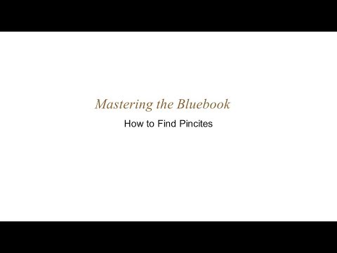Unit #2, Video #10: How to Find Pincites