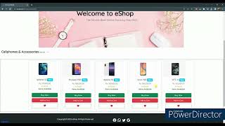 eShop 06 | Design a Dynamic Responsive Home page Using HTML, CSS, JS, Bootstrap.