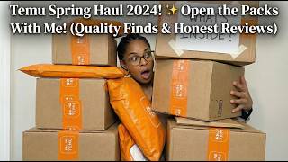 HUGE Temu Spring Haul! 🌸 unbox With Me! (Deals & Surprises!)