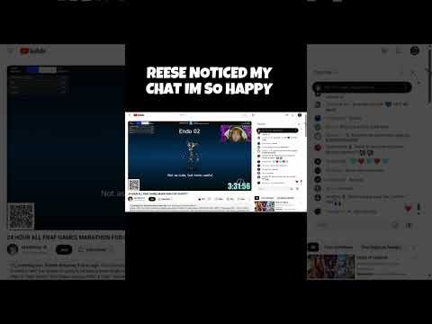 @iAmReeseStreams noticed my chat!!! #fnaf #omg #fivenightsatfreddys #fnafedit #viral #shorts #fyp