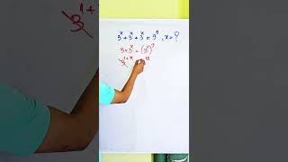 Nice exponential equation #mathexam #maths #matholympics #education #matholympaid #mathtutor
