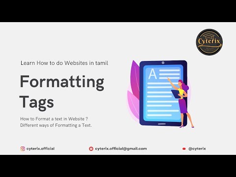HTML Formatting Tags