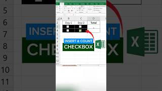 Insert & Count CHECKBOXES ✅ in Excel.