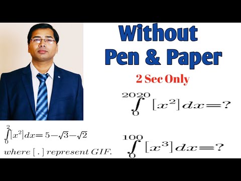 Greatest Integration Based Of GIF| Greatest Integer Function |Maths IIT|Calculus