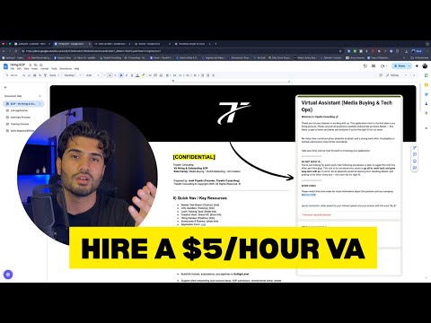 how hiring a $5/hour virtual assistant saved me 40 hours a week (copy this)